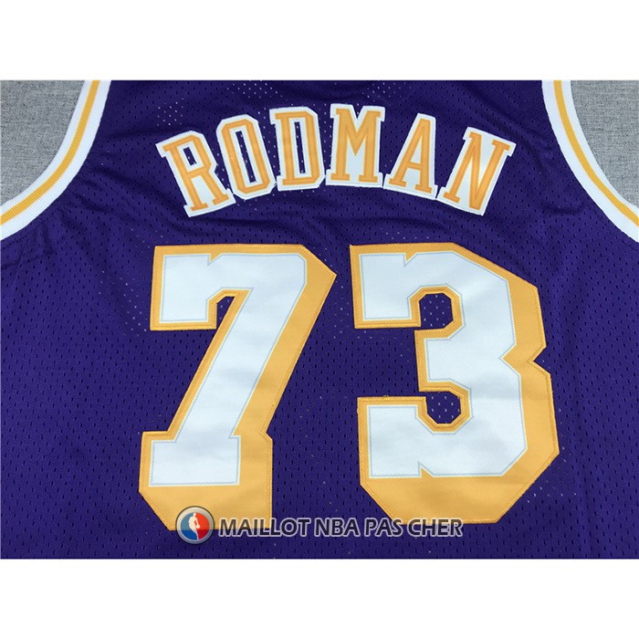 Maillot Los Angeles Lakers Dennis Rodman Mitchell & Ness 1998-99 Volet